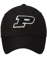 Men's Black Purdue Boilermakers Primary Logo Staple Adjustable Hat