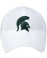 Men's White Michigan State Spartans Primary Logo Staple Adjustable Hat