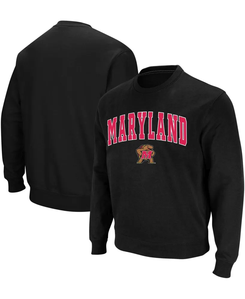 Men's Maryland Terrapins Arch Logo Crew Neck Sweatshirt