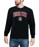 Colosseum Men's Florida State Seminoles Arch & Logo Tackle Twill Pullover Sweatshirt