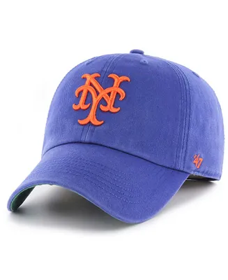 Men's Royal New York Mets Cooperstown Collection Franchise Logo Fitted Hat