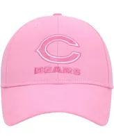 Big Girls Pink Chicago Bears Rose Mvp Adjustable Hat