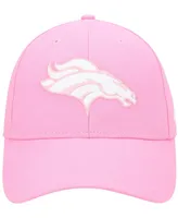 Big Girls Pink Denver Broncos Rose Mvp Adjustable Hat