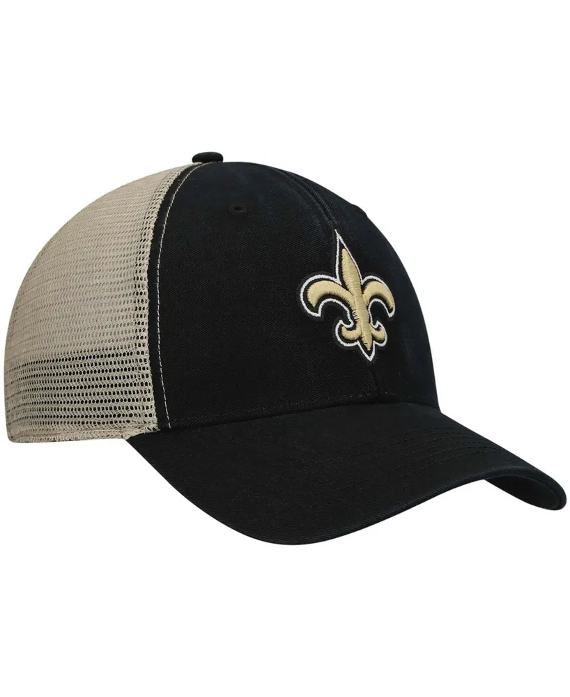 Men's Black New Orleans Saints Flagship Mvp Snapback Hat