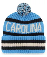 Men's Blue Carolina Panthers Bering Cuffed Knit Hat with Pom