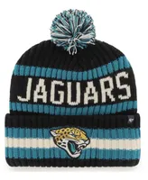 Men's Black Jacksonville Jaguars Bering Cuffed Knit Hat with Pom