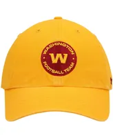 Men's Gold-Tone Washington Football Team Secondary Clean Up Adjustable Hat - Gold