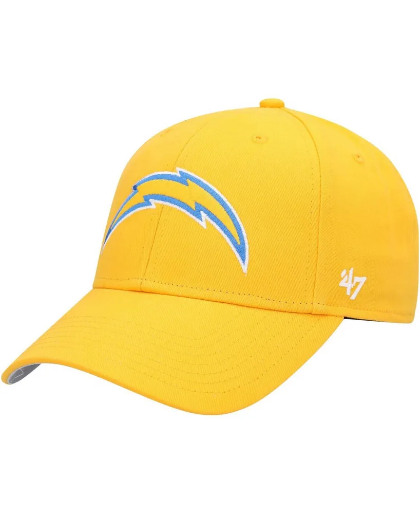 Boys Gold Los Angeles Chargers Basic Secondary Mvp Adjustable Hat