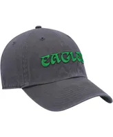 Men's Charcoal Philadelphia Eagles Clean Up Script Adjustable Hat