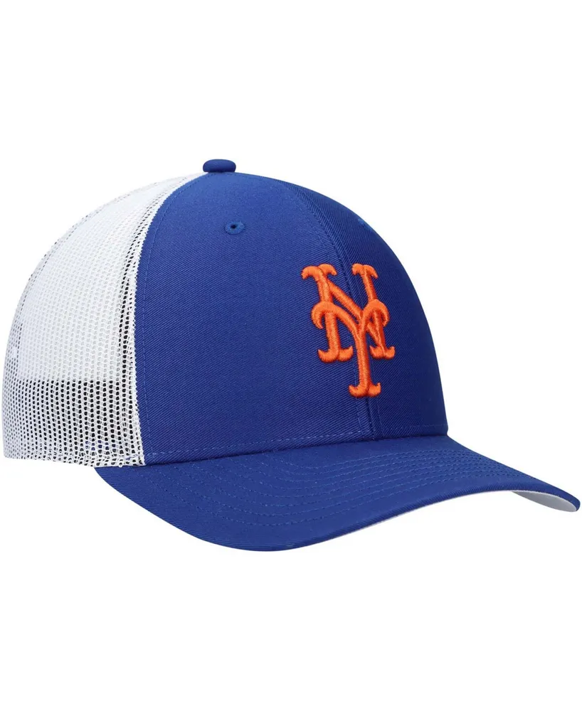 Men's Royal, White New York Mets Primary Logo Trucker Snapback Hat