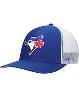 Men's Royal, White Toronto Blue Jays Primary Logo Trucker Snapback Hat