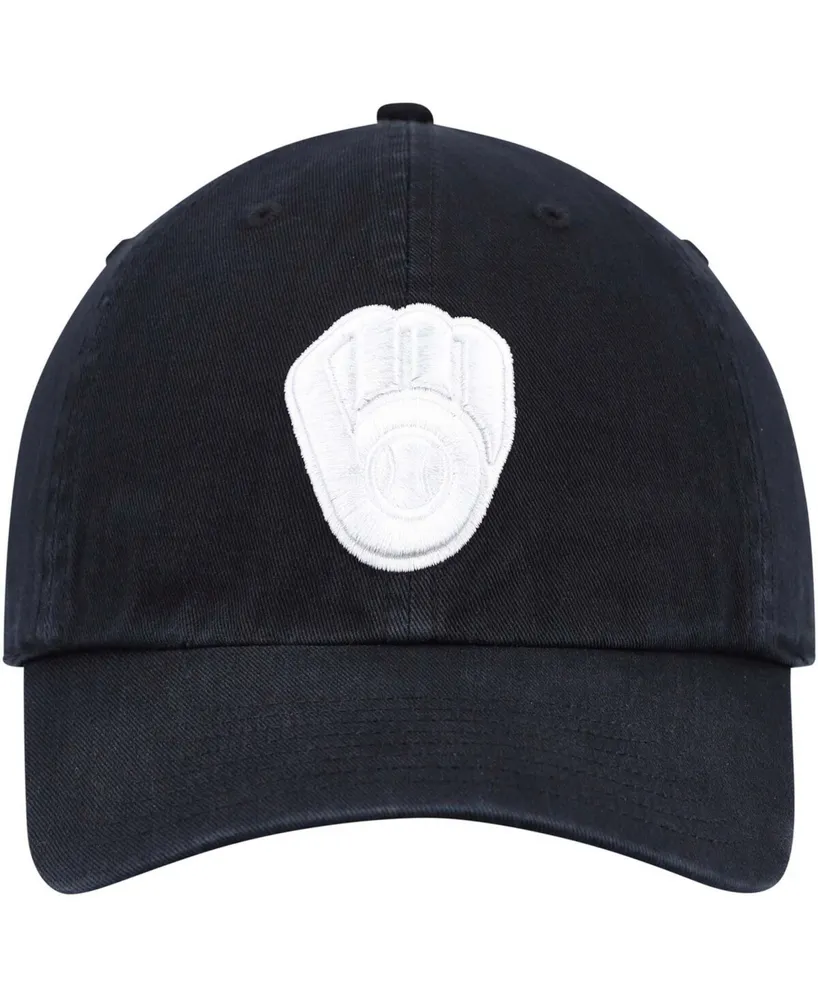 Men's Black Milwaukee Brewers Challenger Adjustable Hat