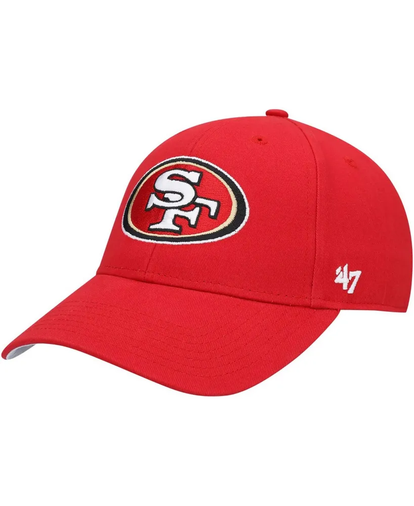 Boys Scarlet San Francisco 49Ers Basic Mvp Adjustable Hat