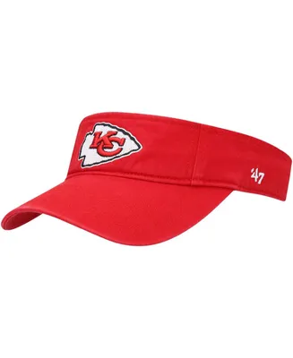 Men's Red Kansas City Chiefs Clean Up Visor