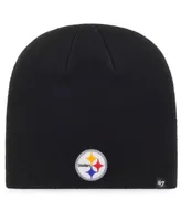 Men's Black Pittsburgh Steelers Primary Logo Knit Beanie