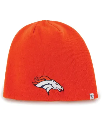 Men's Orange Denver Broncos Secondary Logo Knit Beanie