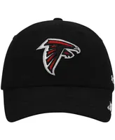 Women's Black Atlanta Falcons Miata Clean Up Primary Adjustable Hat