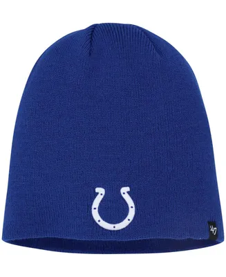 Men's Royal Indianapolis Colts Primary Logo Knit Beanie