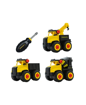 Stanley Jr. 28 Piece Take Apart Dot Trucks Set