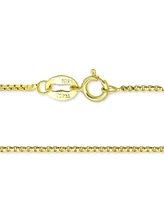 Giani Bernini Box Link 16" Chain Necklace in 18k Gold-Plated Sterling Silver, Created for Macy's