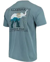 Men's Blue Alabama Crimson Tide State Scenery Comfort Colors T-shirt