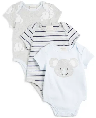 First Impressions Baby Boys Koala Bodysuit, Pack of 3, Created for Macy's