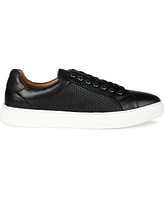Thomas & Vine Men's Canton Embossed Leather Sneakers