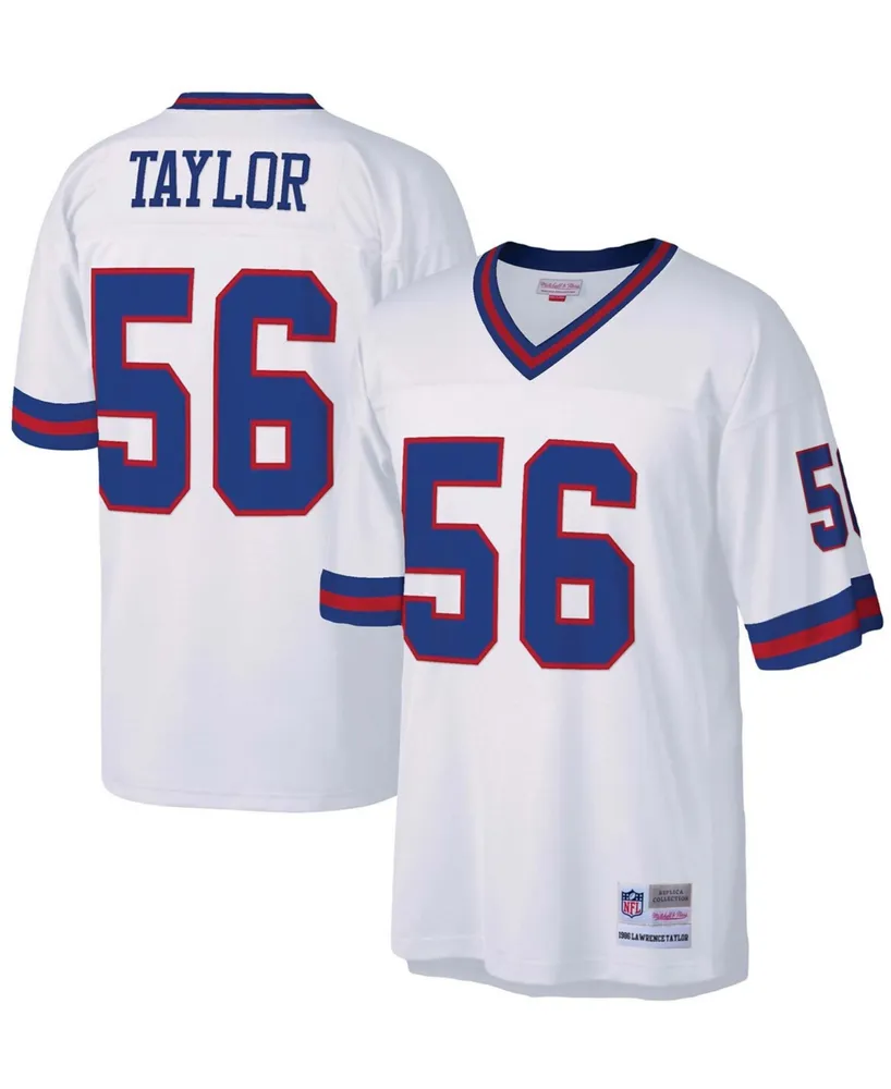 Men's Lawrence Taylor White New York Giants Legacy Replica Jersey