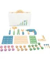 Small Foot Wooden Toys Premium Nordic Toolbox Playset