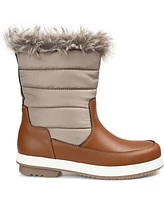 Journee Collection Women's Marie Mid Shaft Cold Weather Boots