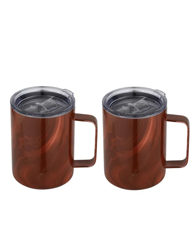 Cambridge Thirstystone by Cambridge 16 oz Insulated Coffee Mugs Set