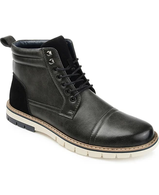 Vance Co. Men's Lucien Cap Toe Ankle Boots