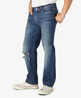 Lucky Brand Men's 363 Distressed Taper Straight Stretch Jeans