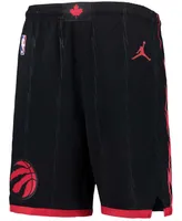 Big Boys and Girls Black Toronto Raptors 2019/20 Swingman Performance Shorts - Statement Edition