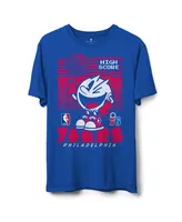 Men's Royal Philadelphia 76ers Nba x Pac Man High Score T-shirt