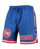 Men's Blue Detroit Pistons Chenille Shorts