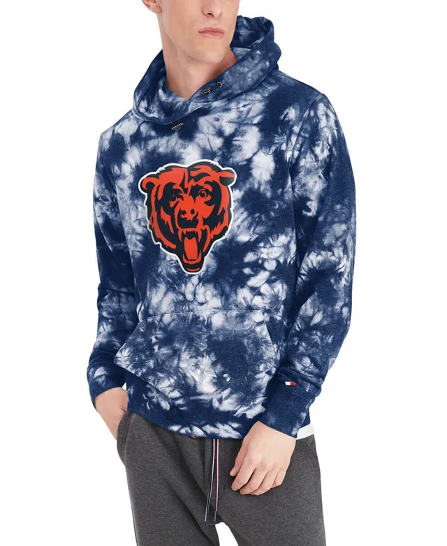 Men's Starter Navy Chicago Bears Draft Fleece Raglan Pullover Hoodie