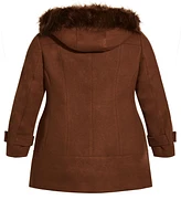 City Chic Women's Wonderwall Coat