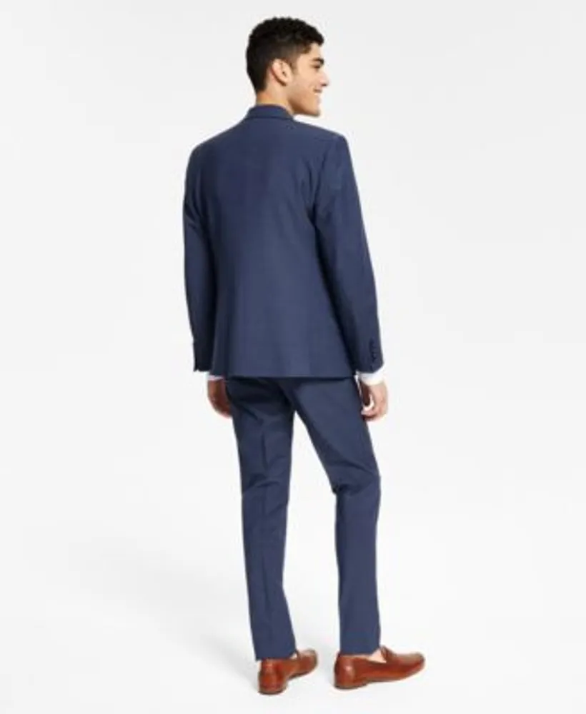 Bar Iii Mens Slim Fit Wool Blend Solid Suit Separates Created For Macys