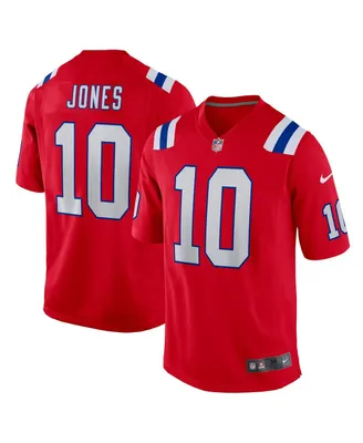 Men's Mac Jones Red New England Patriots Alternate Game Jersey
