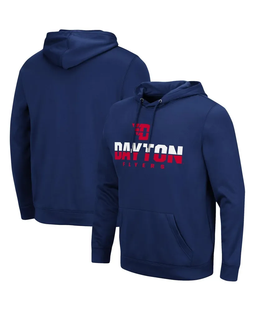 Men's Navy Dayton Flyers Lantern Pullover Hoodie