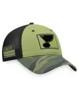 Men's Camo and Black St. Louis Blues Military Appreciation Snapback Hat