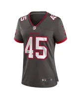 Women's Devin White Pewter Tampa Bay Buccaneers Game Jersey