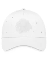 Women's White Chicago Blackhawks Winter Lights Trucker Snapback Hat