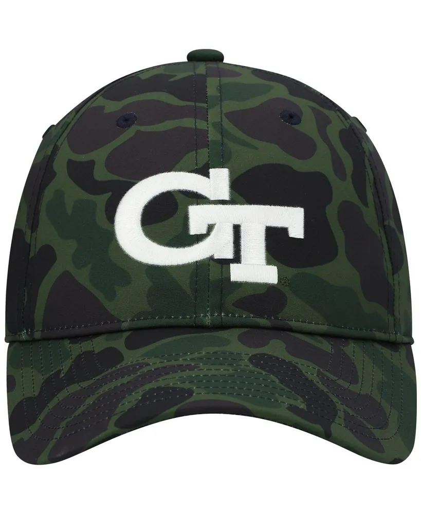 Men's Camo Georgia Tech Yellow Jackets Military Appreciation Slouch Adjustable Hat