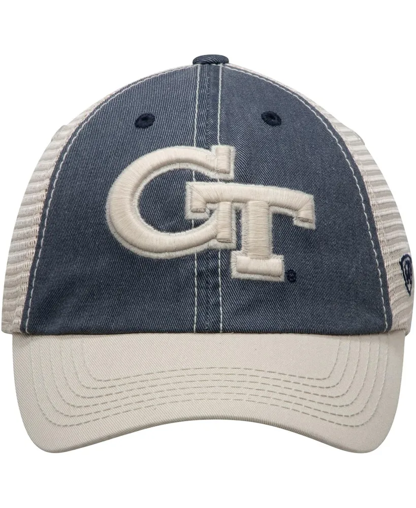Men's Gray and Gold-Tone Ga Tech Yellow Jackets Offroad Trucker Adjustable Hat - Gray, Gold