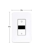 Smart Lighting Led Display Dimmer Switch - Wi-Fi Remote App Control