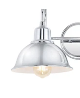 Frisco 2-Light Farmhouse Industrial Led Vanity