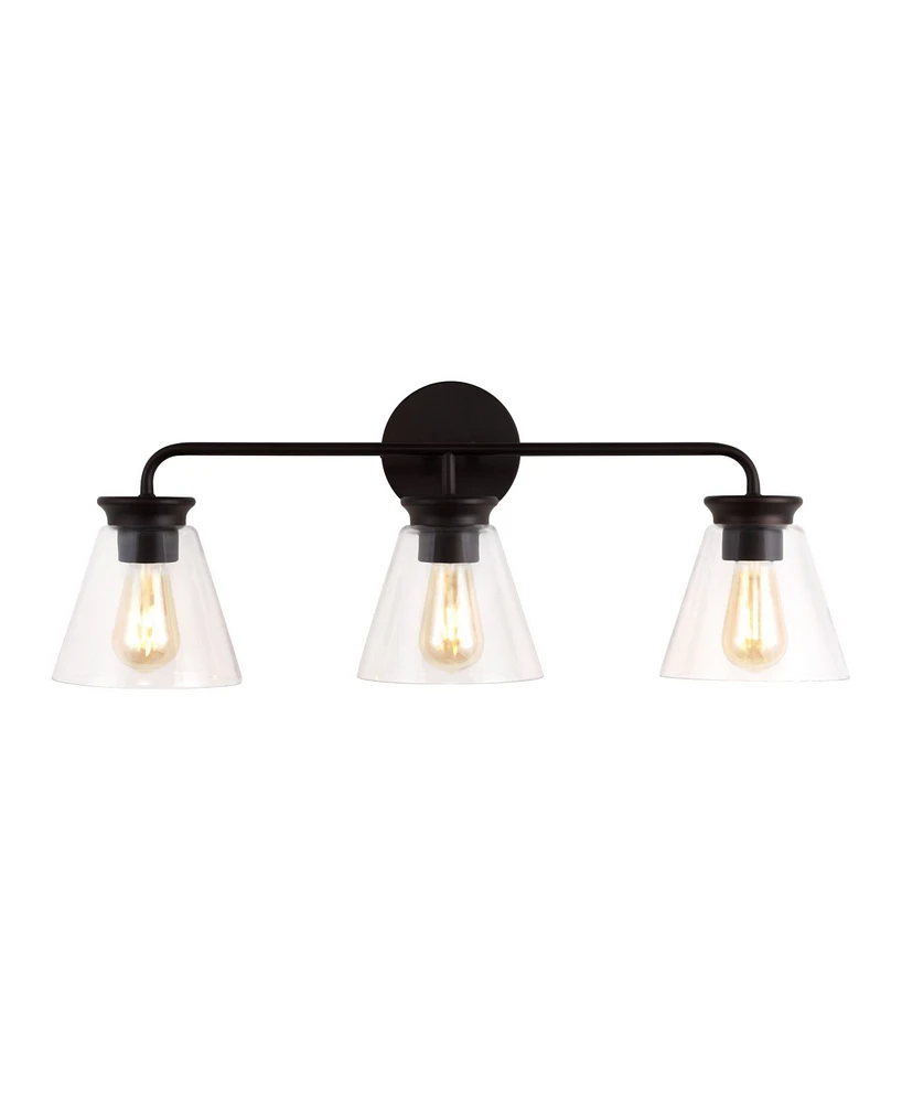 Kondo 3-Light Modern Farmhouse Iron Led Vanity