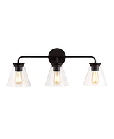 Kondo 3-Light Modern Farmhouse Iron Led Vanity
